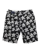 Paisley & Gray Mens Slim fit Casual Shorts 32 Black Floral
