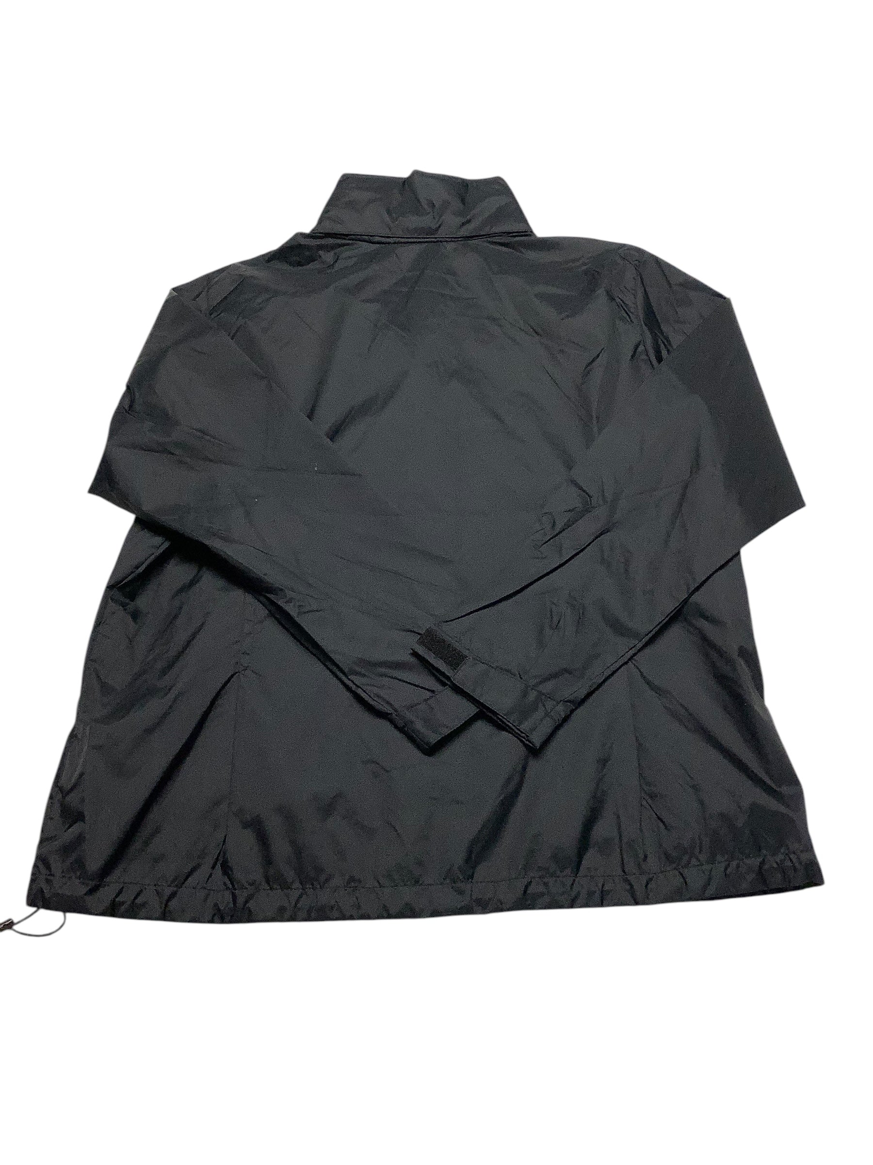 Columbia Womens Windbreaker Coat 2X Black Solid