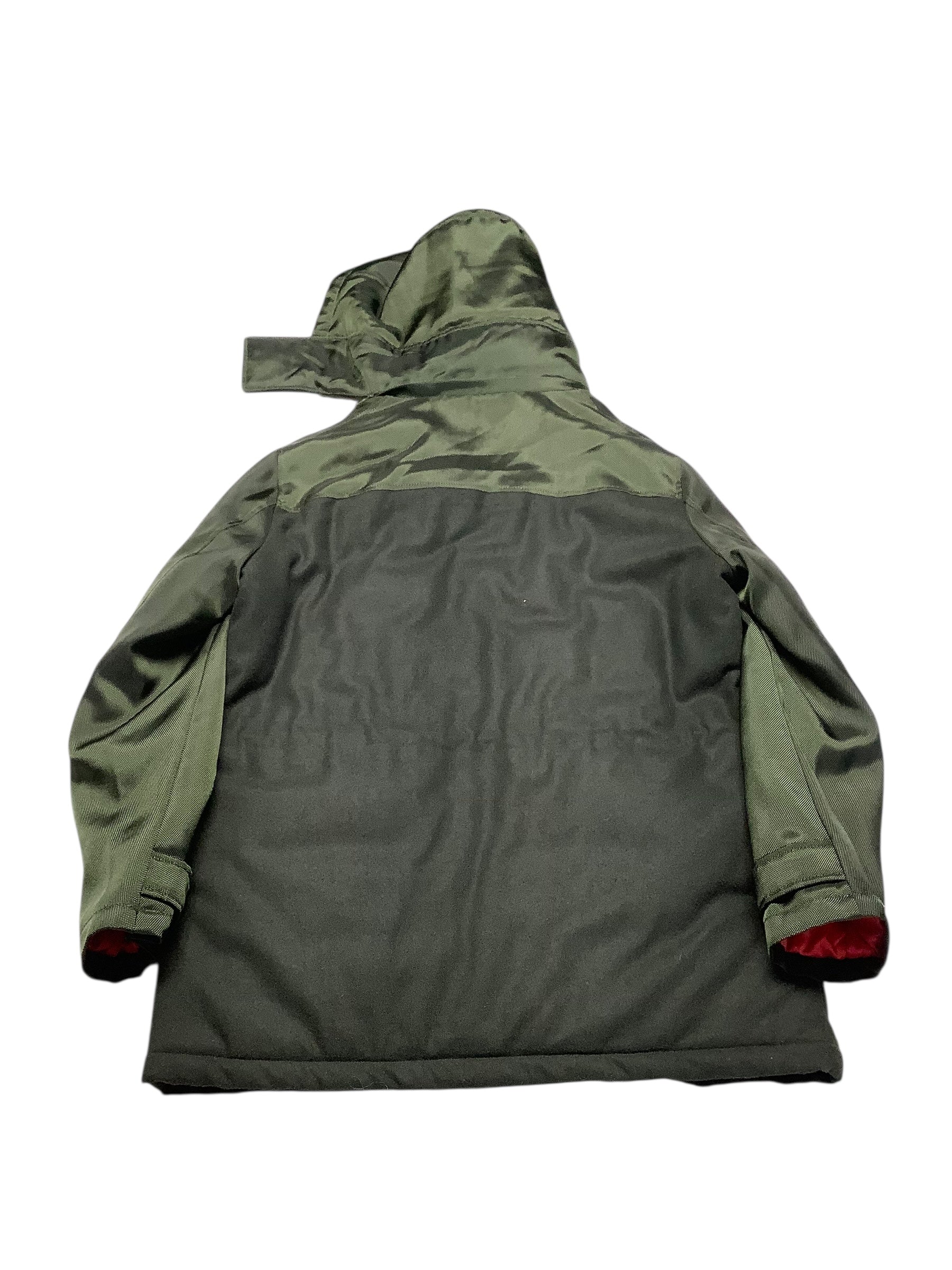 AX Armani Exchange Mens Utility Jacket Coat Medium Green Solid