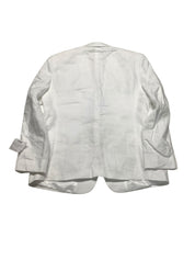 Bar III Mens Slim fit Sport Coat Blazer 44 R White Solid Linen