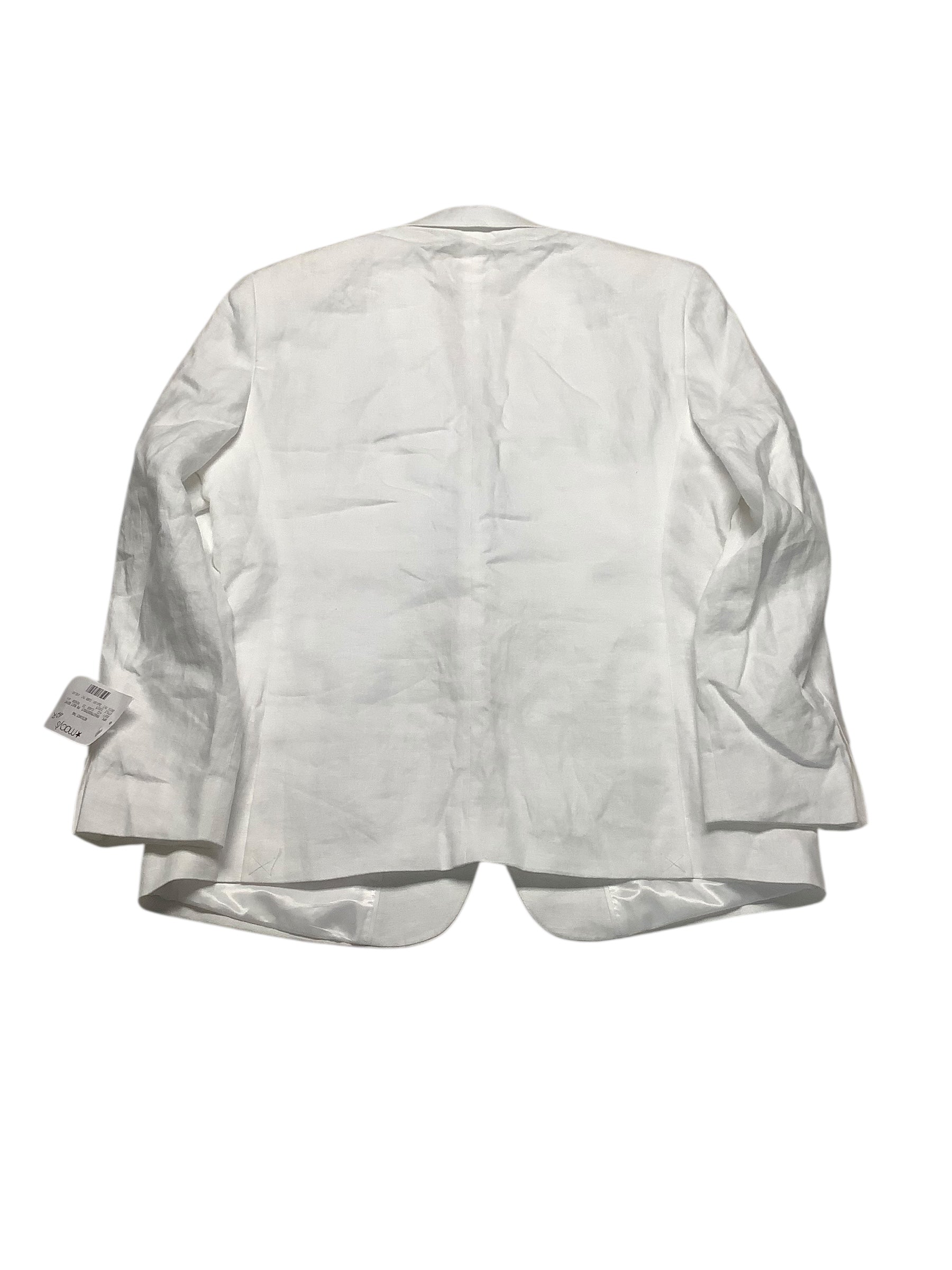 Bar III Mens Slim fit Sport Coat Blazer 44 R White Solid Linen