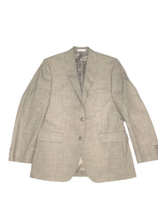Michael Kors Mens Classic fit Sport Coat Blazer 48 R Tan Beige Solid