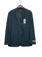 Kenneth Cole Reaction Mens Slim fit Suit Jacket Blazer 42 S Dark Green Stretch