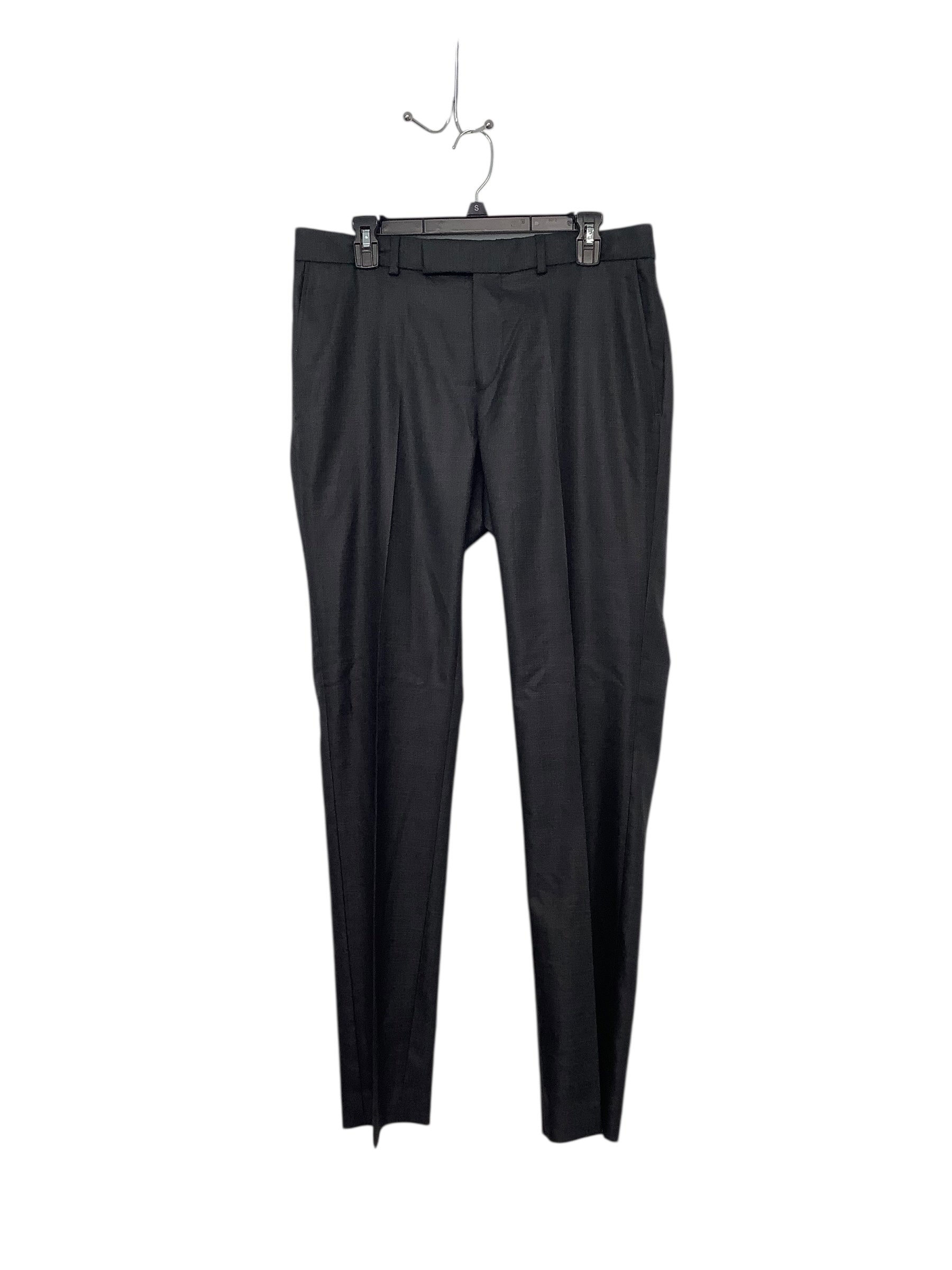 Kenneth Cole Reaction Mens Slim fit Suit Dress Pants 45 / 32 Gun Metal Grey