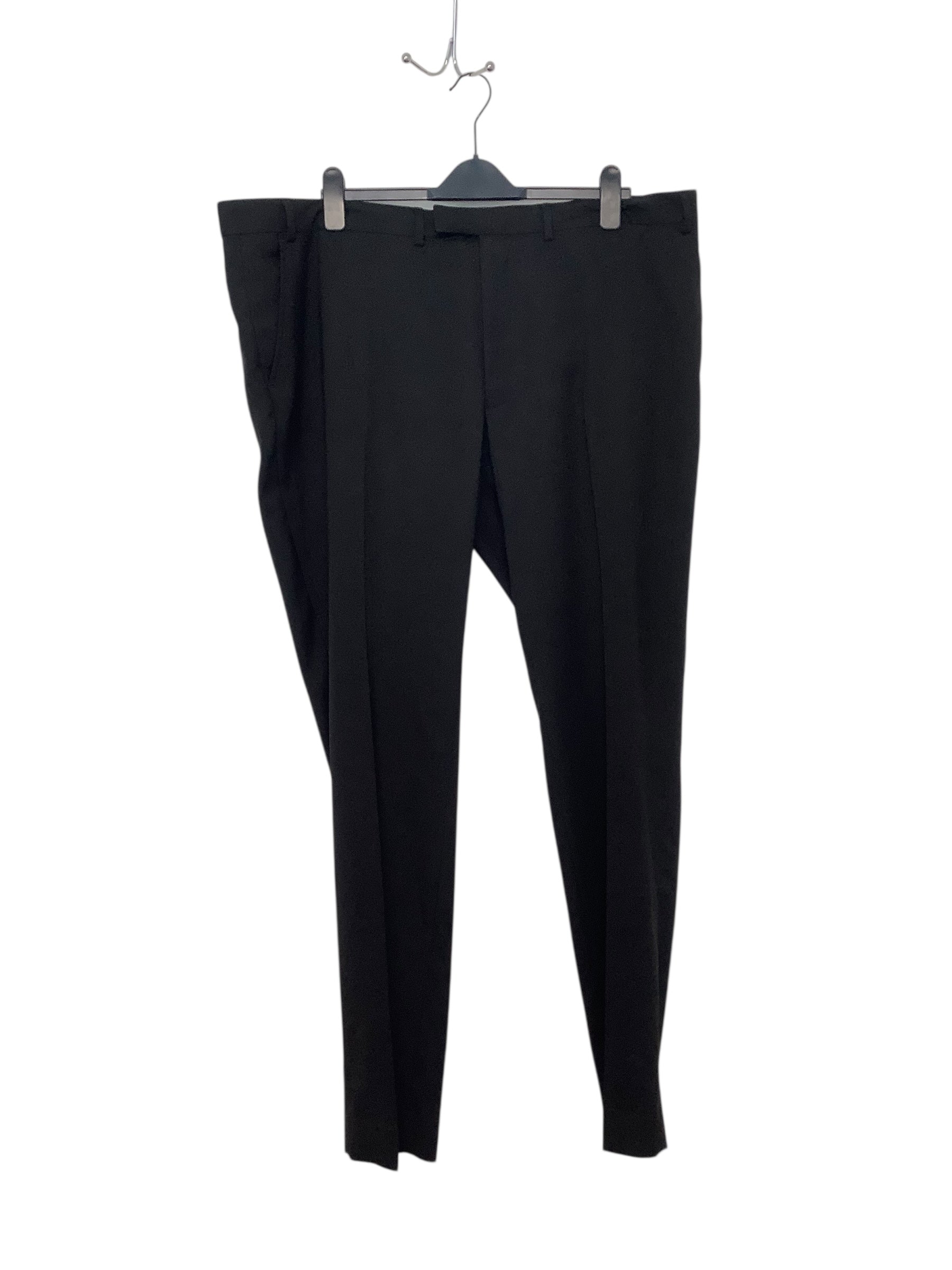 Kenneth Cole Reaction Mens Modern fit Suit Dress Pants 44 / 34 Black Stretch