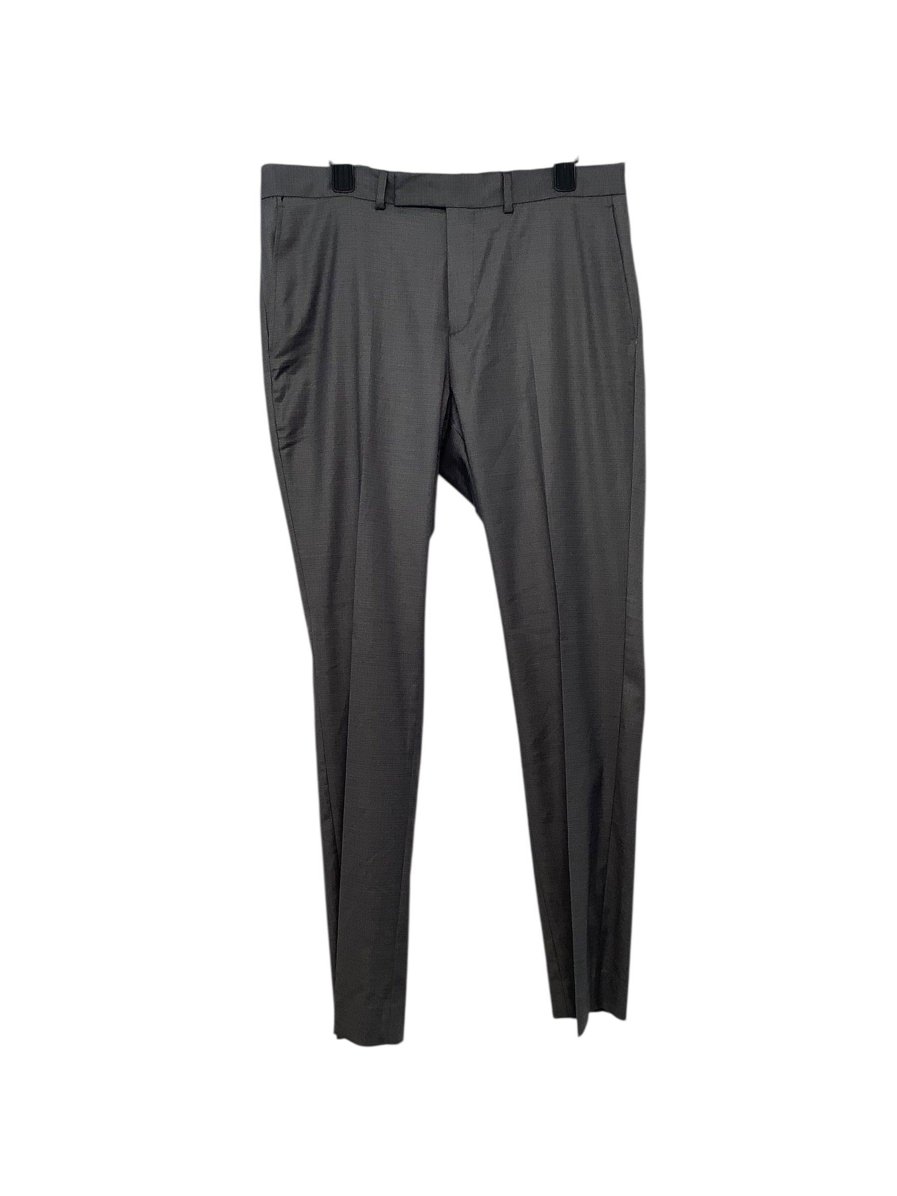 Kenneth Cole Reaction Mens Modern fit Suit Dress Pants 33 / 32 Grey Stretch