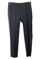 Kenneth Cole Reaction Mens Slim fit Tuxedo Pants 29 / 32 Black Solid Stretch