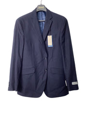 Kenneth Cole Reaction Mens Slim fit Suit Jacket Blazer 40 R Navy Blue Stretch