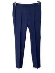 Kenneth Cole Reaction Mens Slim fit Suit Dress Pants 35 / 32 Blue Solid Stretch