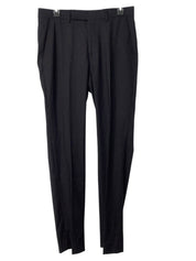 Kenneth Cole Reaction Mens Slim fit Suit Dress Pants 31 / 32 Black Solid Stretch