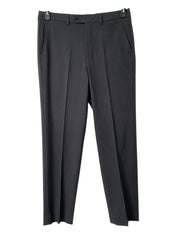 Nautica Mens Modern fit Suit Dress Pants 34 X 32 Charcoal Grey Solid Stretch