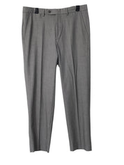 Nautica Mens Modern fit Suit Dress Pants 32 / 30 Grey Solid Stretch