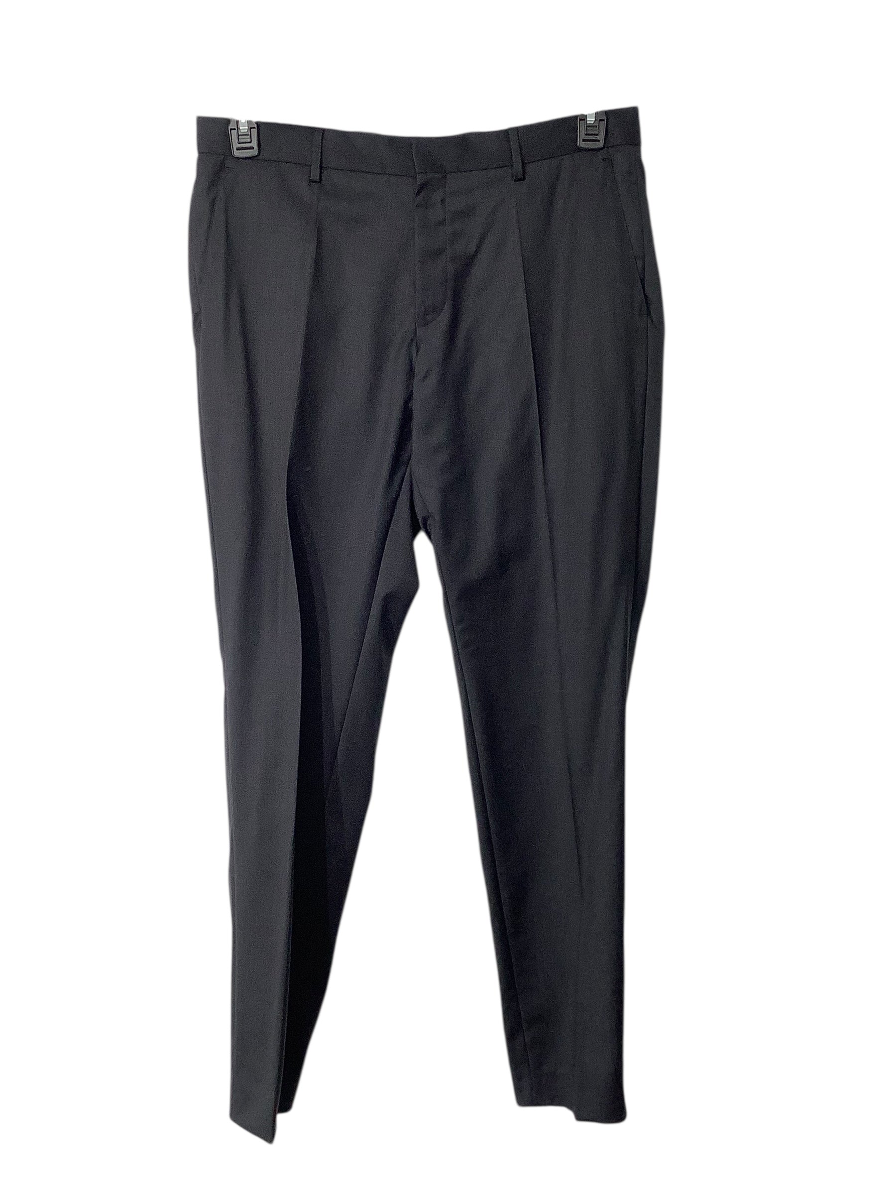 Hugo Boss Mens Modern fit Suit Dress Pants 36 / 32 Charcoal Grey H-Huge224