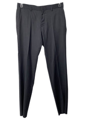 Hugo Boss Mens Slim fit Suit Dress Pants 34 Charcoal Grey Solid Stretch