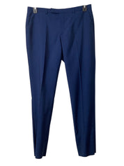 Paul Smith Mens Slim fit Suit Dress Pants 36 Waist Bright Blue Solid Stretch