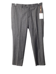 Tallia Mens Modern fit Dress Pants 38 / 30 Grey Striped Stretch