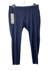 Calvin Klein Mens Slim fit Dress Pants 40 / 30 Blue Solid Stretch
