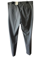 Calvin Klein Men"s Slim fit Dress Pants 38 / 32 Grey Solid Stretch