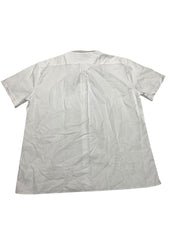 Barbour Mens Regular fit Short Sleeve Button-Up Shirt XXL White Solid