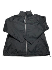 Columbia Womens Windbreaker Coat 2X Black Solid