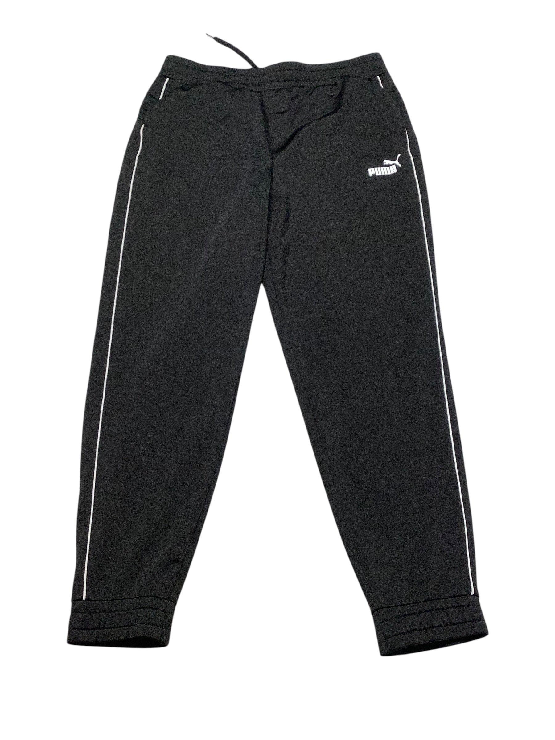 Puma Mens Regular fit Joggers Pants Medium Black Solid
