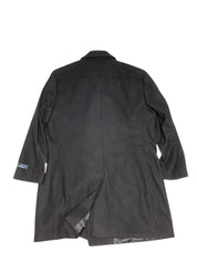 Nautica Mens Classic fit Overcoat Coat 40 R Black Solid