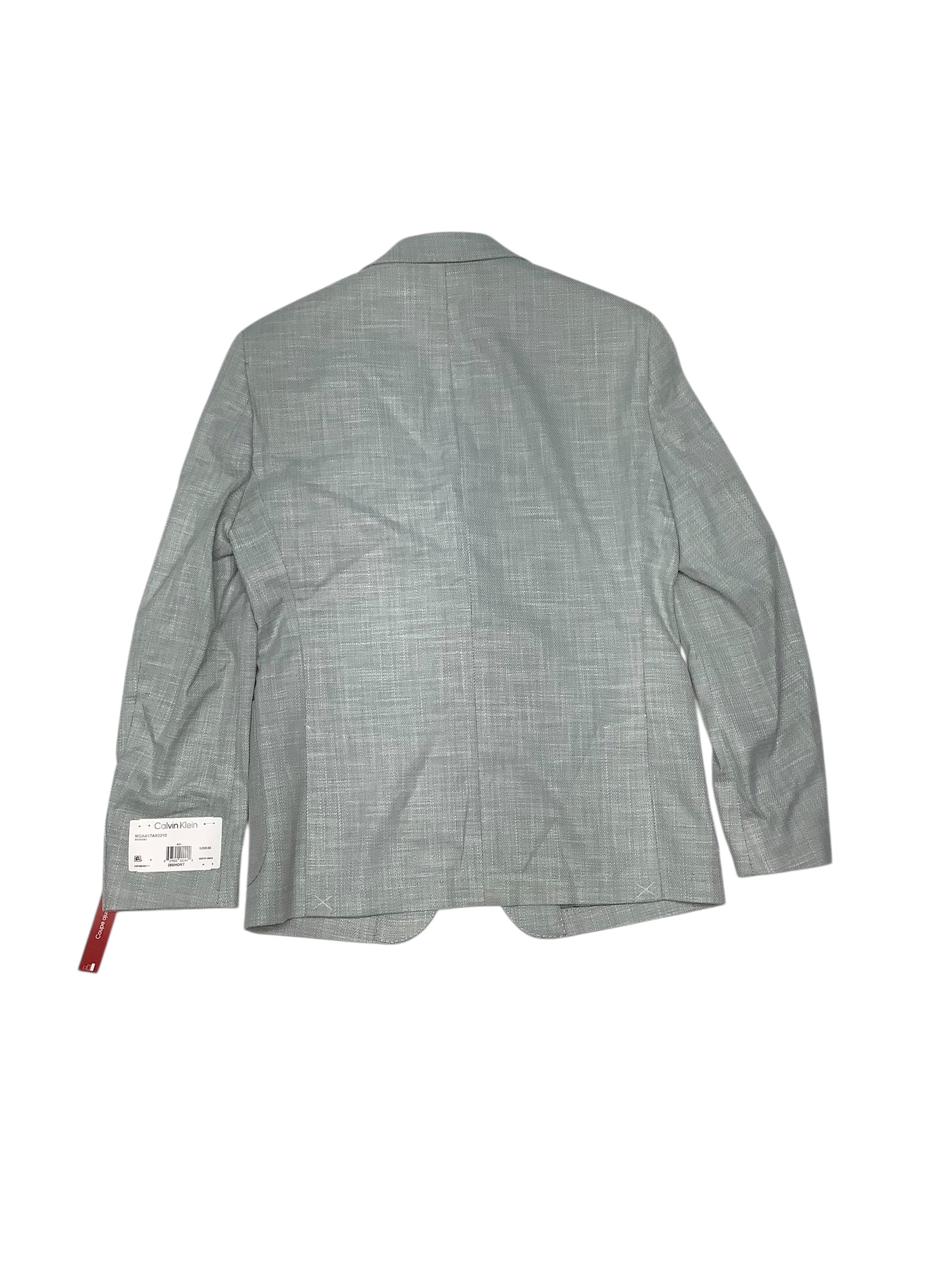 Calvin Klein Mens Slim fit Sport Coat Blazer 44 R Mint Green Solid