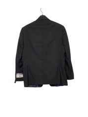 Izod Mens Regular fit Suit Jacket Blazer 40 S Black Solid Stretch