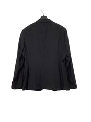 Hugo Boss Mens Modern fit Suit Jacket Blazer 44 R Black Solid Stretch