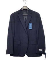 Kenneth Cole Reaction Mens Slim fit Suit Jacket Blazer 46 R Blue Plaid Stretch