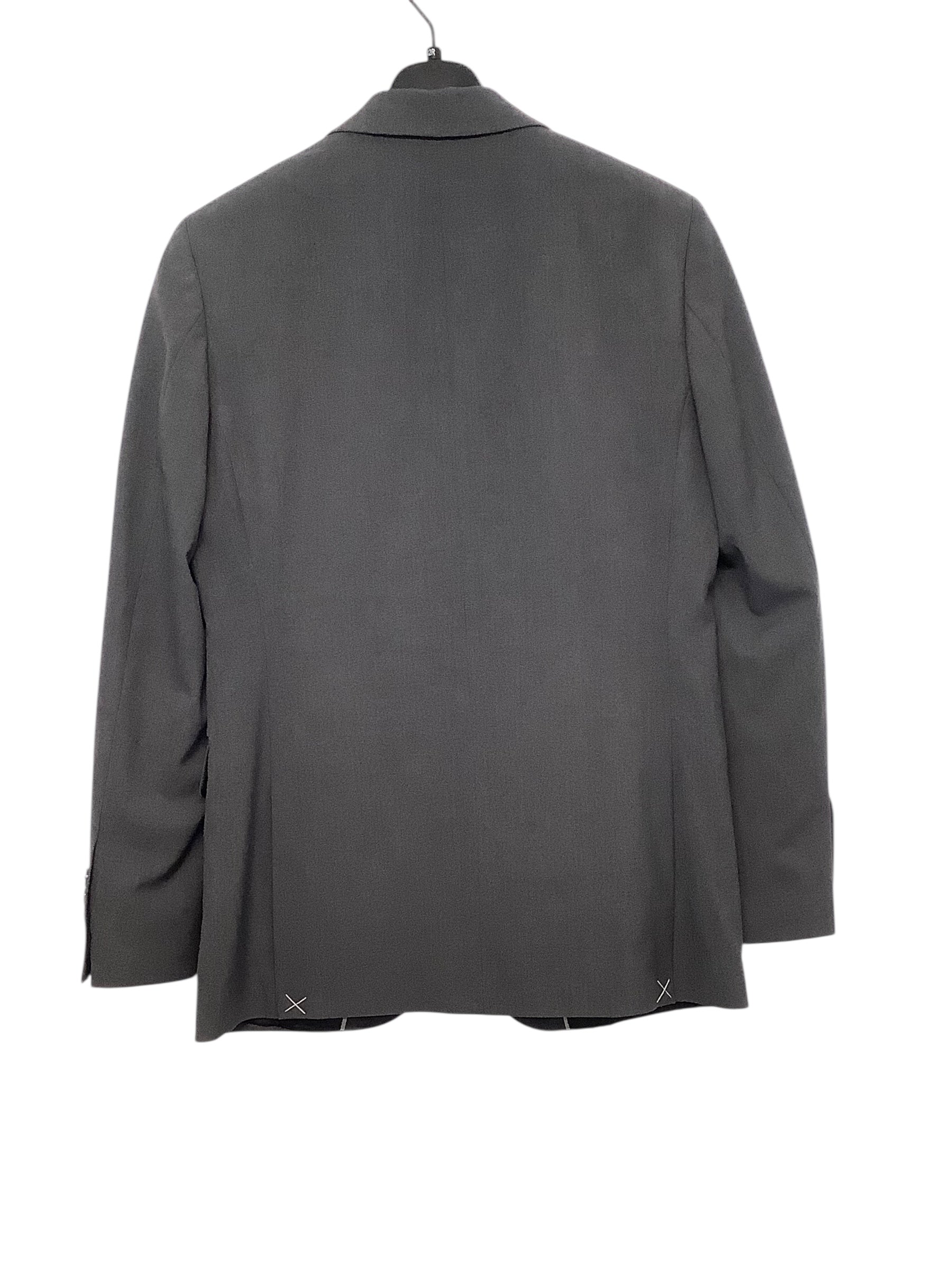 Nautica Mens Modern fit Suit Jacket Blazer 36 R Charcoal Grey Solid Stretch