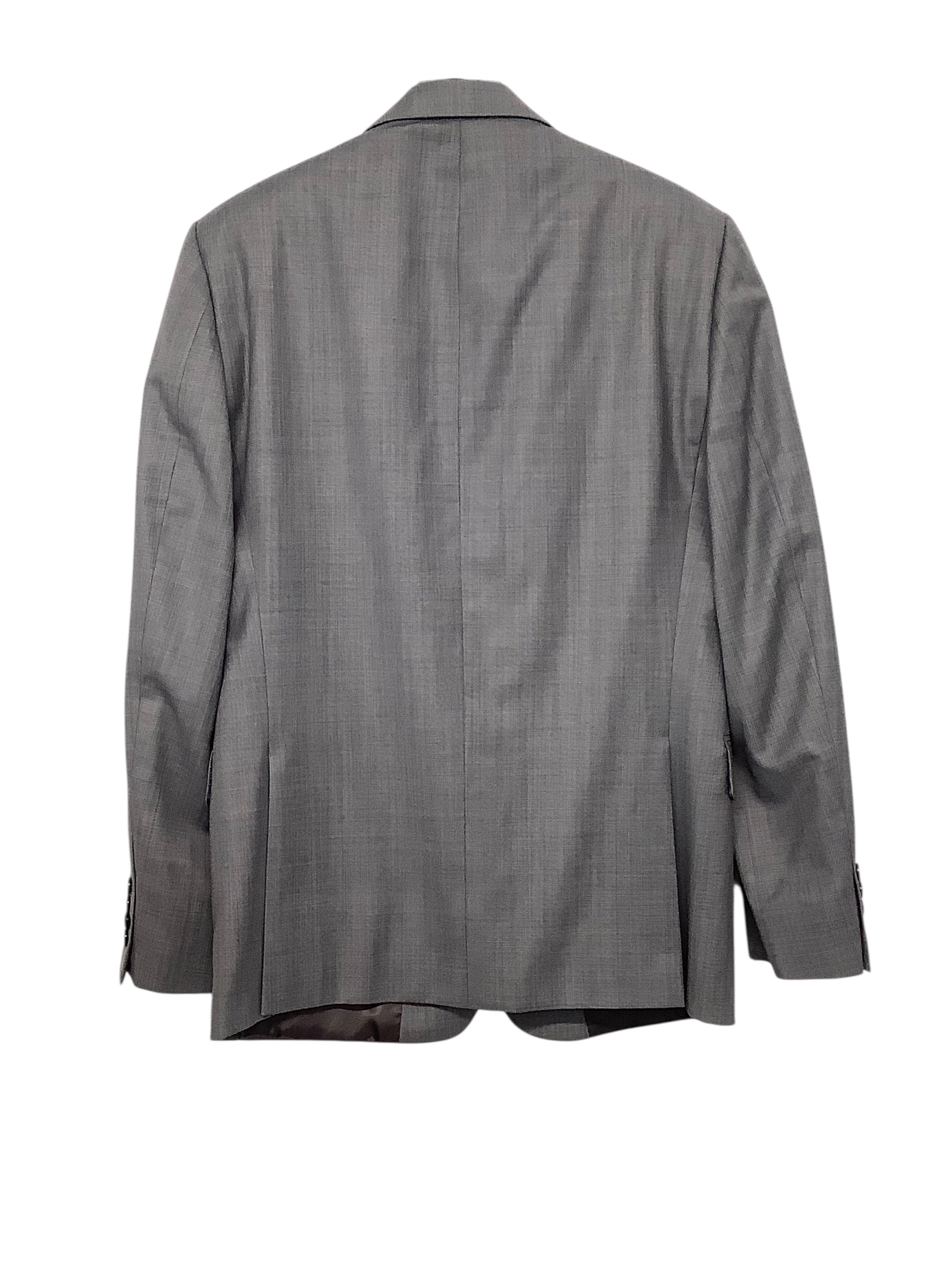 Lauren Ralph Lauren Mens Slim fit Sport Coat Blazer 40 R Grey Solid Stretch