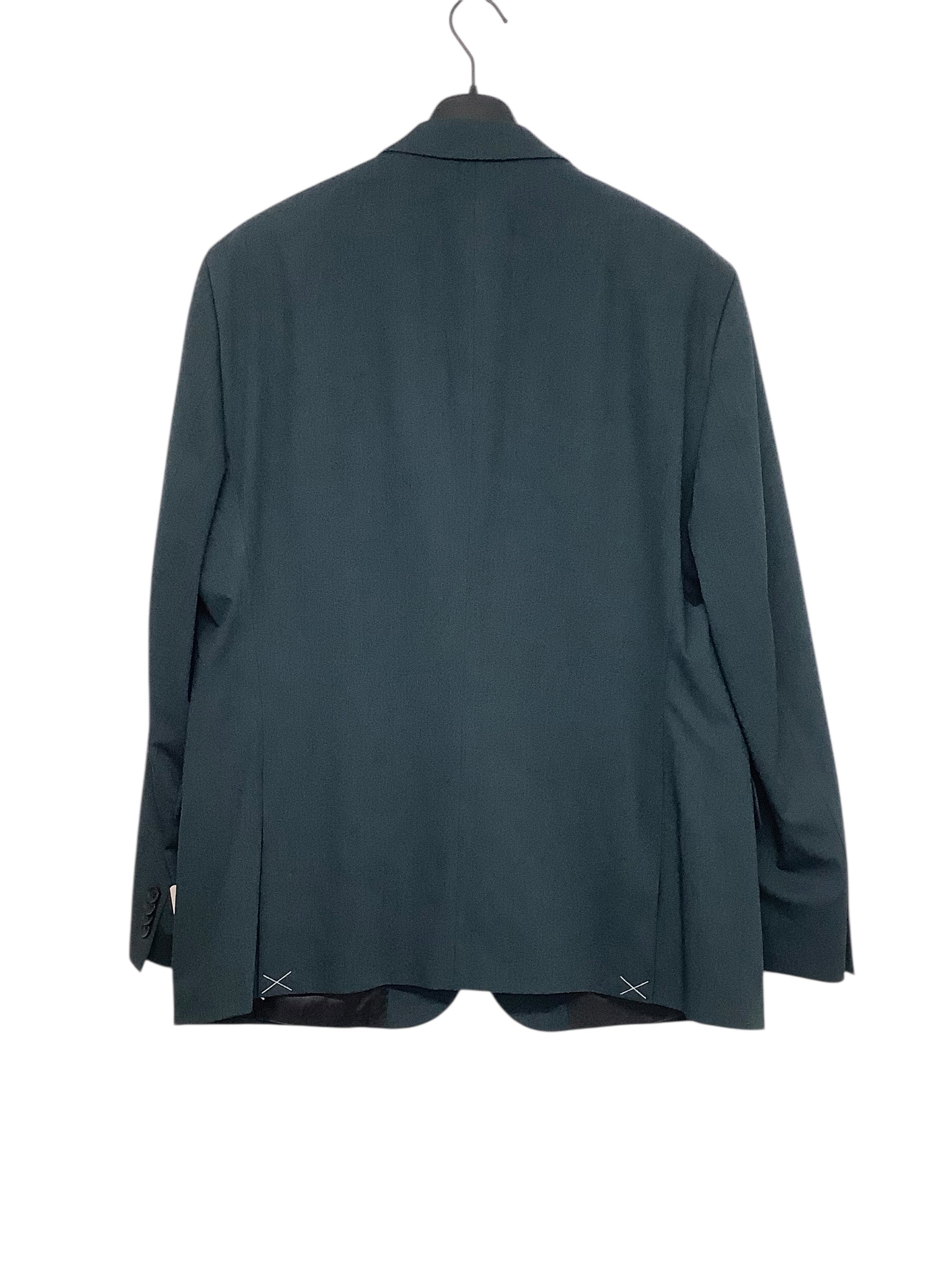 Kenneth Cole Reaction Mens Slim fit Suit Jacket Blazer 42 R Dark Green Stretch
