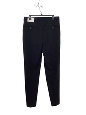 Nautica Mens Modern fit Dress Pants 36 / 30 Black Solid Stretch