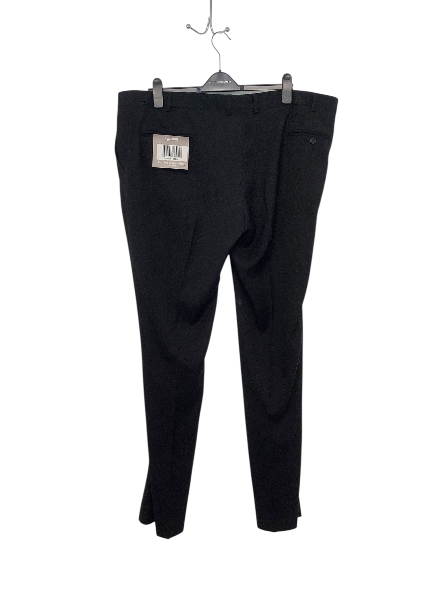 Kenneth Cole Reaction Mens Modern fit Suit Dress Pants 44 / 34 Black Stretch