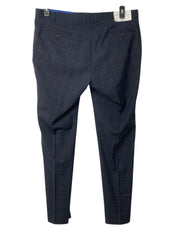 Kenneth Cole Reaction Mens Slim fit Suit Dress Pants 40 / 32 Blue Plaid Stretch