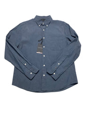 Tommy Hilfiger Mens Regular fit Dress Shirt Medium 15-15.5 34-35 Blue