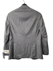 Kenneth Cole Reaction Mens Slim fit Suit Jacket Blazer 40 R Grey Stretch
