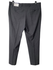 Nautica Mens Modern fit Suit Dress Pants 41 / 32 Grey Solid Stretch