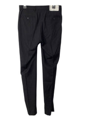 Kenneth Cole Reaction Mens Slim fit Suit Dress Pants 31 / 32 Black Solid Stretch