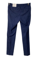 Kenneth Cole Reaction Mens Slim fit Suit Dress Pants 33 / 32 Blue Plaid Stretch
