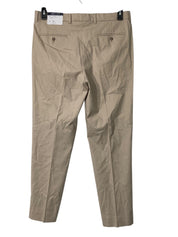 Nautica Mens Modern fit Linen Suit Dress Pants 36 / 32 Beige Tan Solid Stretch