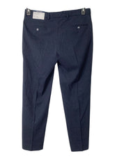 Nautica Mens Modern fit Dress Dress Pants 34 / 30 Navy Blue Check Stretch