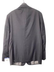 Hart Schaffner Marx Mens Regular fit Suit Jacket Blazer 44 S Black Solid Stretch