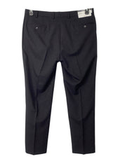 Van Heusen Mens Modern fit Suit Dress Pants 35 / 30 Black Solid Stretch
