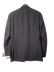 Perry Ellis Mens Modern fit Suit Jacket Blazer 40 L Black Solid Stretch