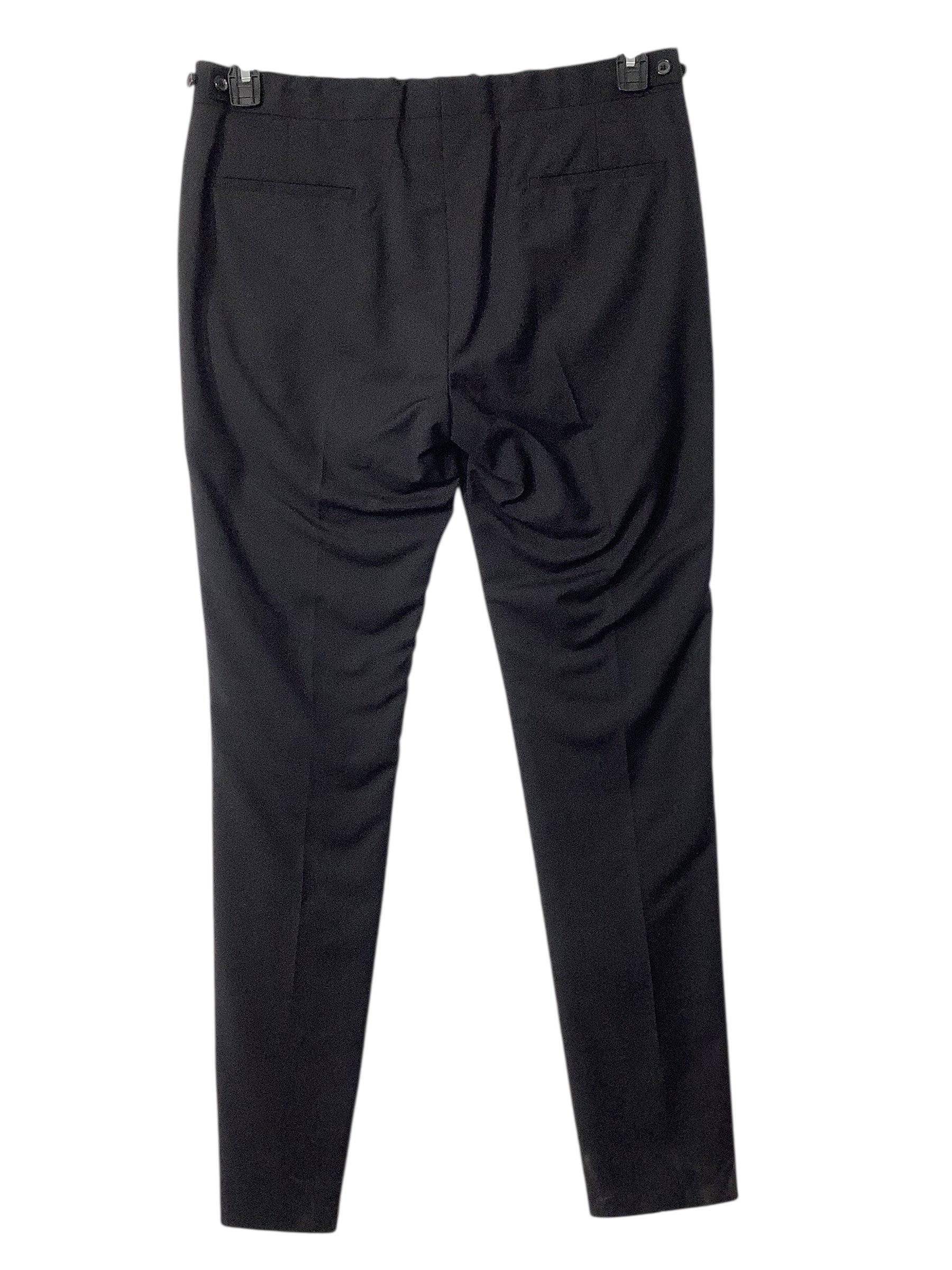 Paul Smith Mens Modern fit Tuxedo Dress Pants 34 Black Solid