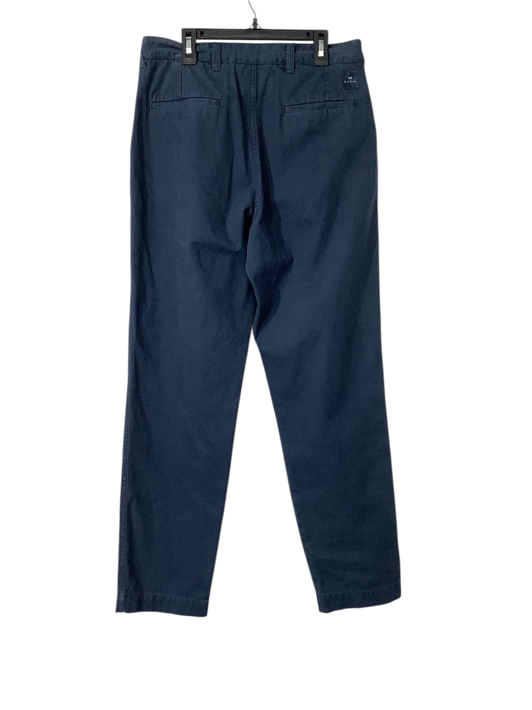 Paul Smith Mens Modern fit Chinos Pants 29 / 30 Navy Blue Solid