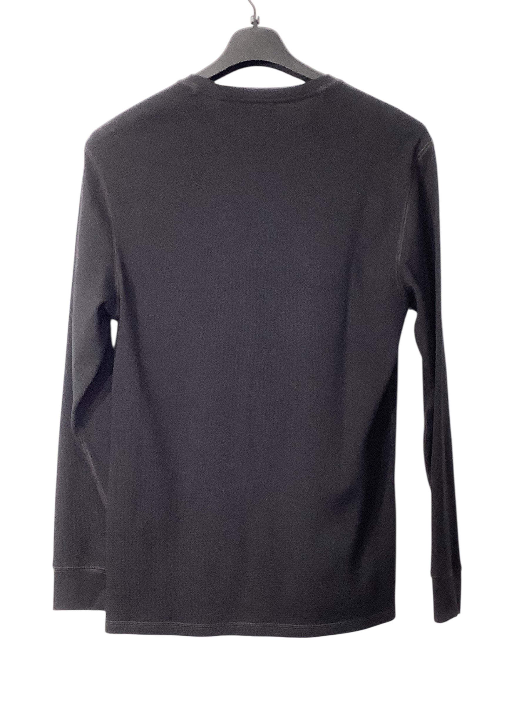 Polo Ralph Lauren Mens Regular fit Long Sleeve Thermal Shirt Medium Black Solid