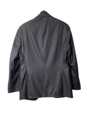 Kenneth Cole Reaction Mens Slim Suit Jacket Blazer 42 L Gun Metal Grey Stretch